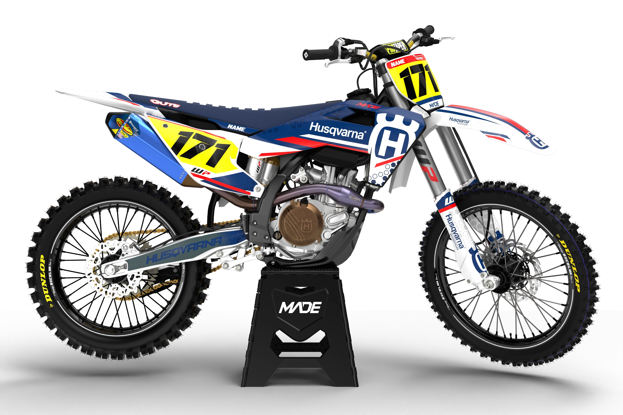 Husqvarna AXJ - Albin Johansson Replica - motocross premium graphics - madestickers.com