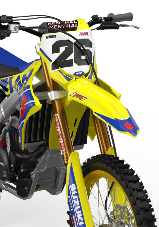 Suzuki RMZ Motocross dirt bike graphics for protection from madestickers.com  Blue#color_blue