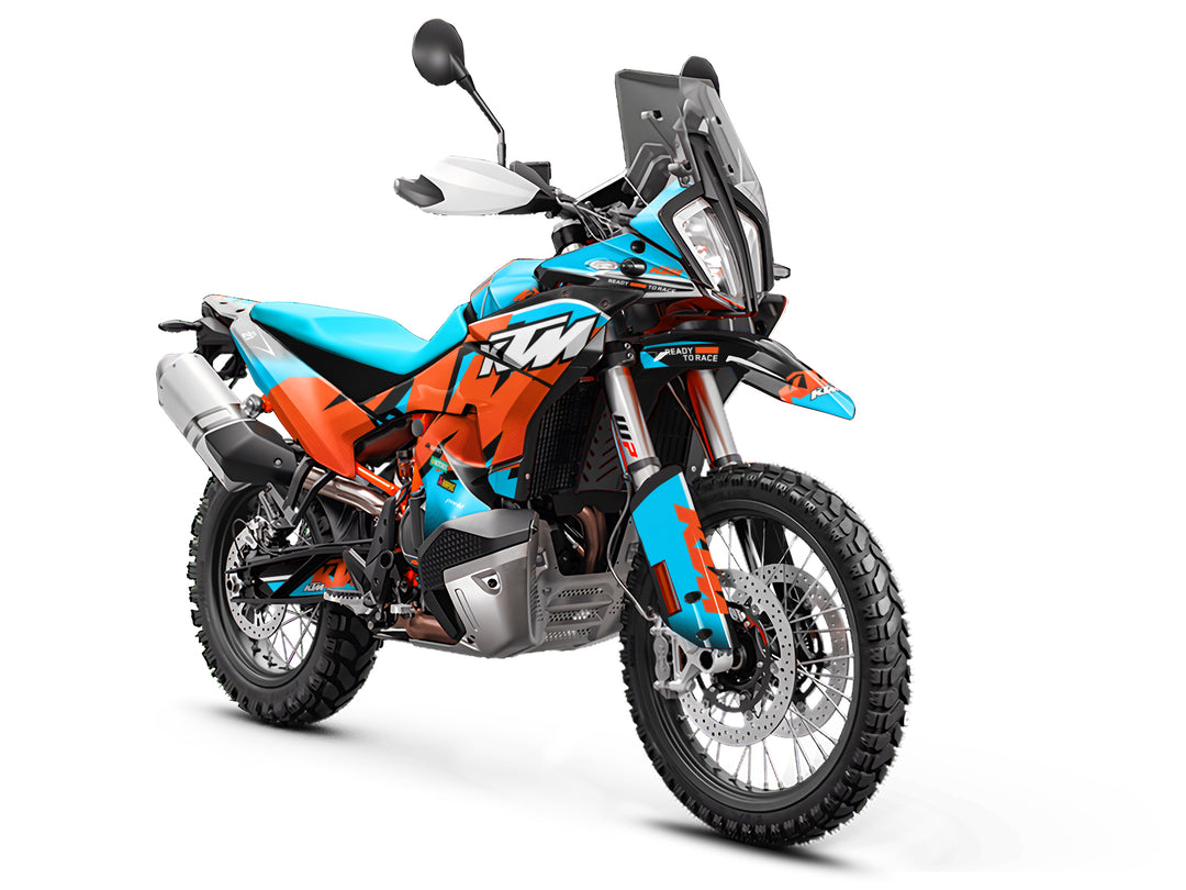 KTM Adventure Dual Sport motorbike graphics from madestickers.com LightBlue#color_lightblue