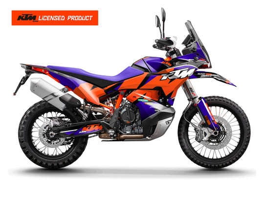 KTM Adventure Dual Sport motorbike graphics from madestickers.com Purple#color_purple