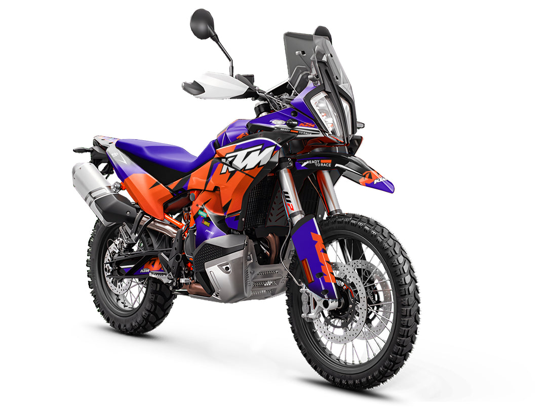 KTM Adventure Dual Sport motorbike graphics from madestickers.com Purple#color_purple
