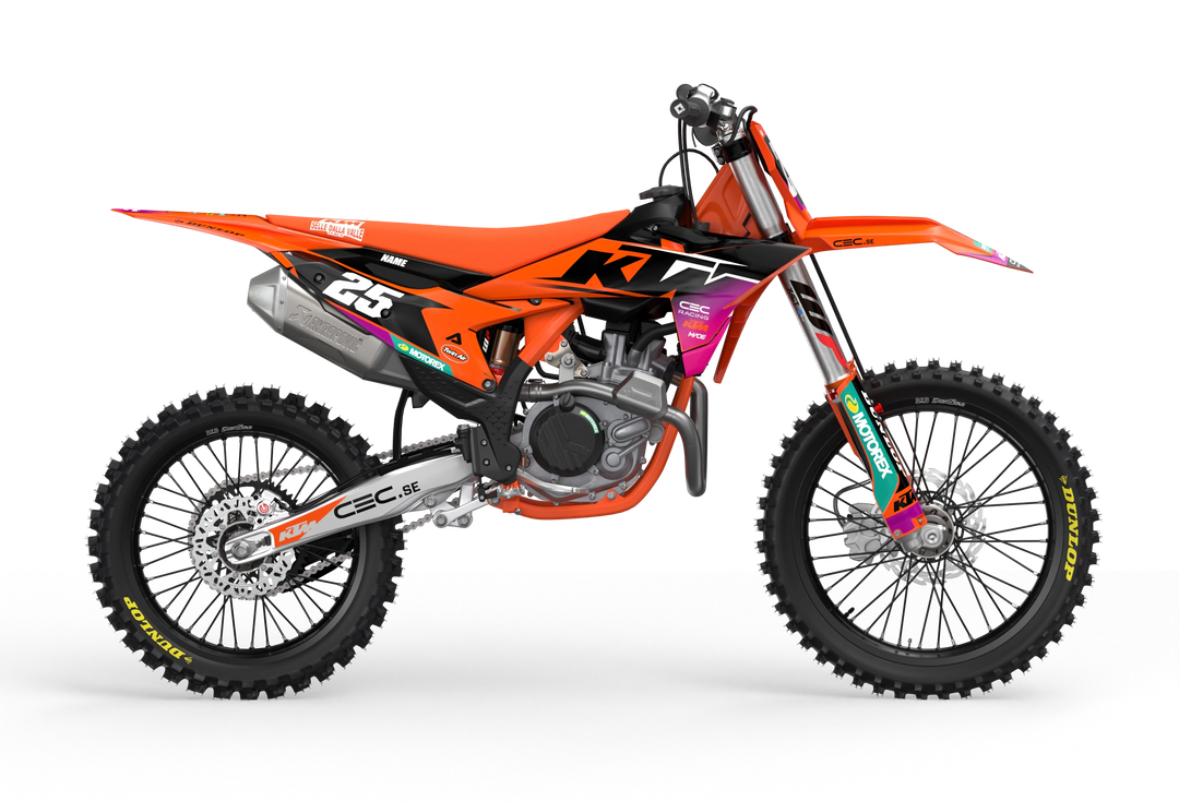 CEC Racing Motorcycle KTM SX-SXF 2025 graphics - madestickers.com