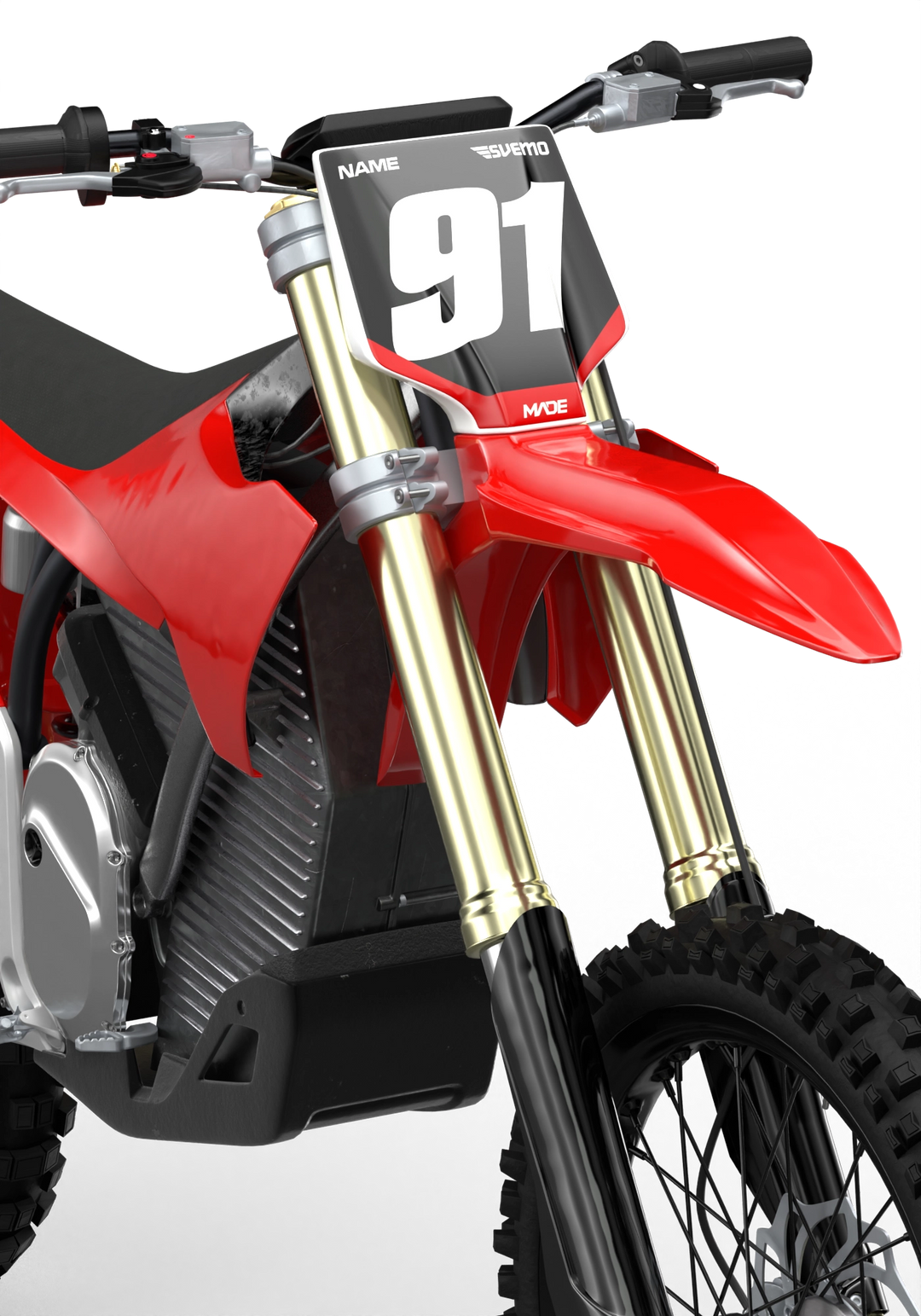 STARK VARG CLEAN RED NUMMERKIT