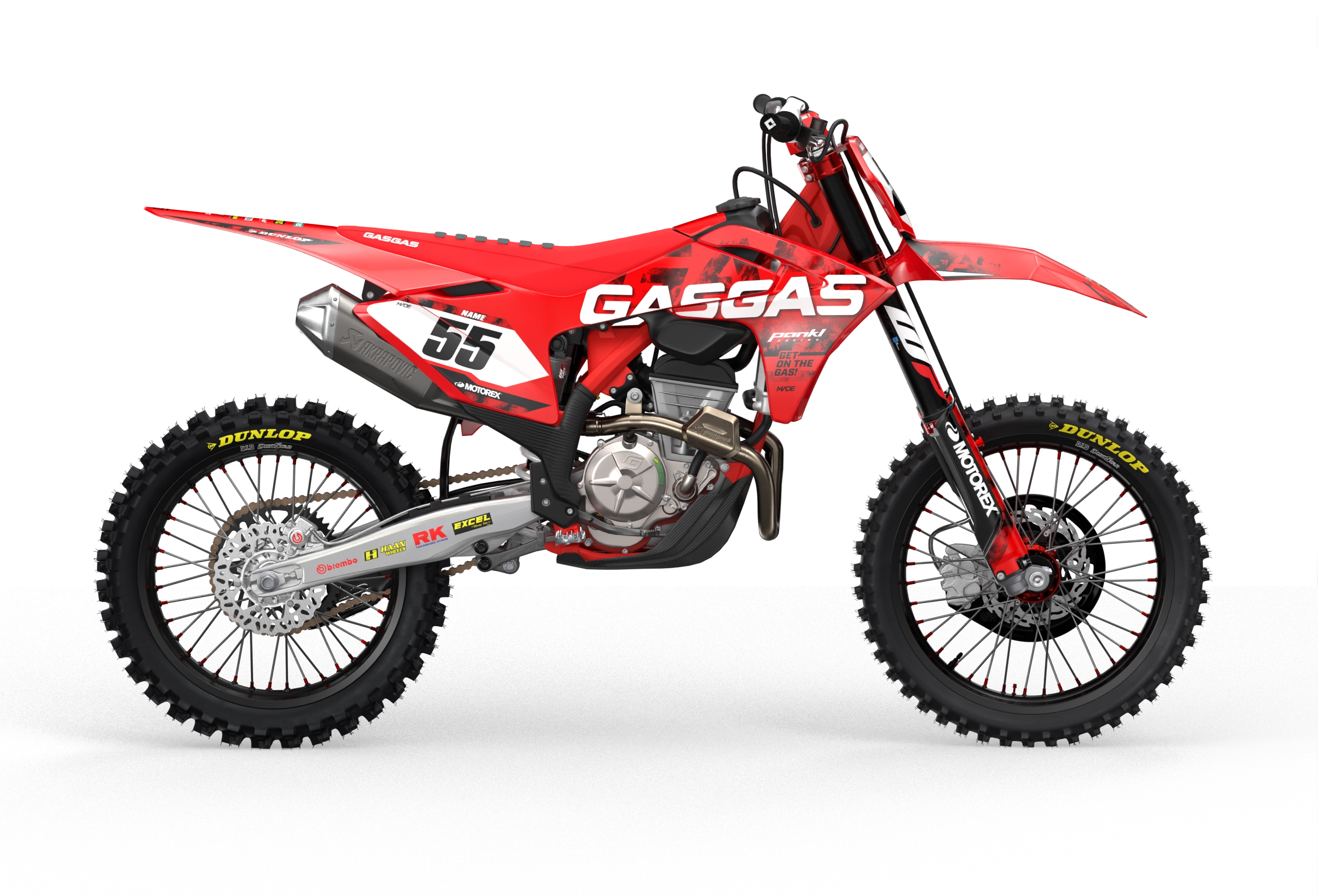 GASGAS ELITE GRAPHICS KIT - Madestickers