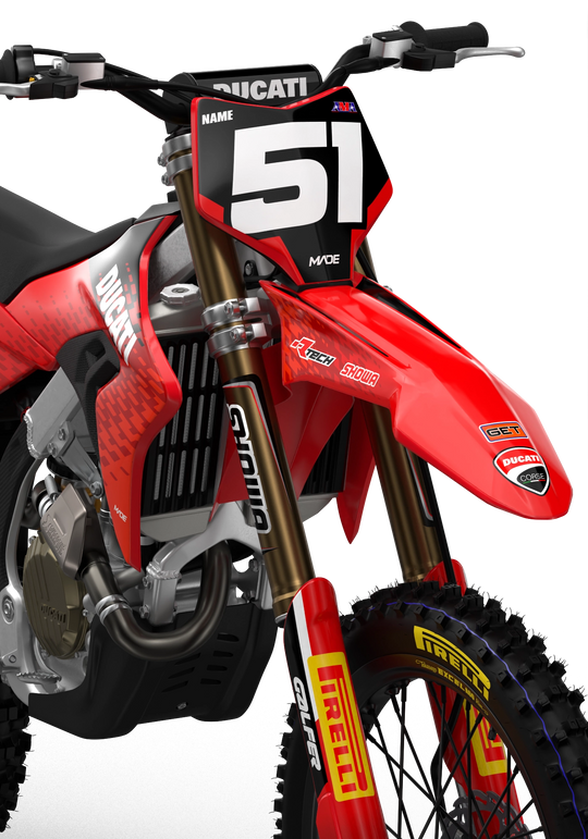 DUCATI FACTORY GRAPHICS KIT - Madestickers