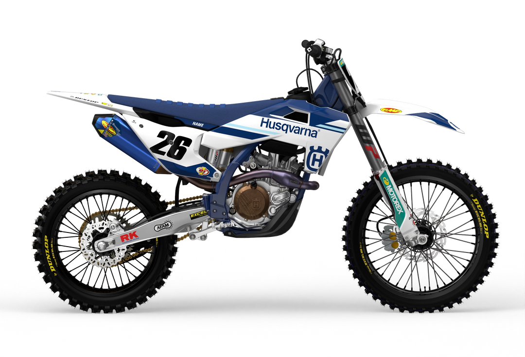 Husqvarna TC FC TE FE Factory 26 Graphics from madestickers.com Blue#color_blue