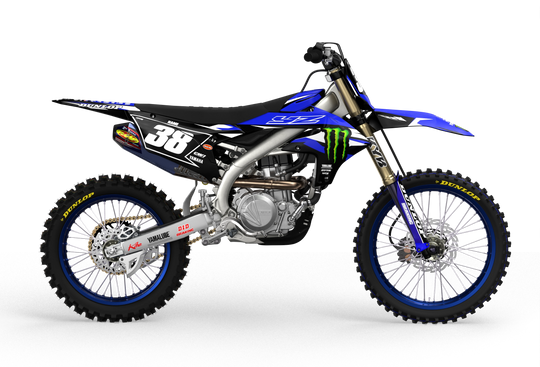 Yamaha YZ YZF motocross graphics with factory 2026 design - madestickers.com White#color_white