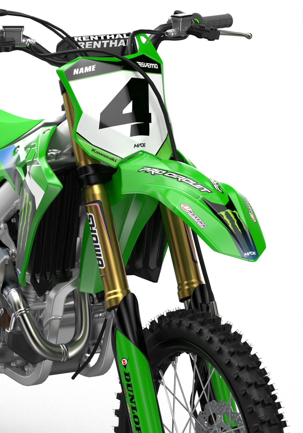 KAWASAKI FACTORY V2 DEKALKIT