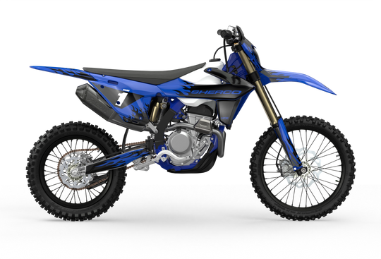 Sherco Enduro premium graphics with flame element from madestickers.com Black#color_black