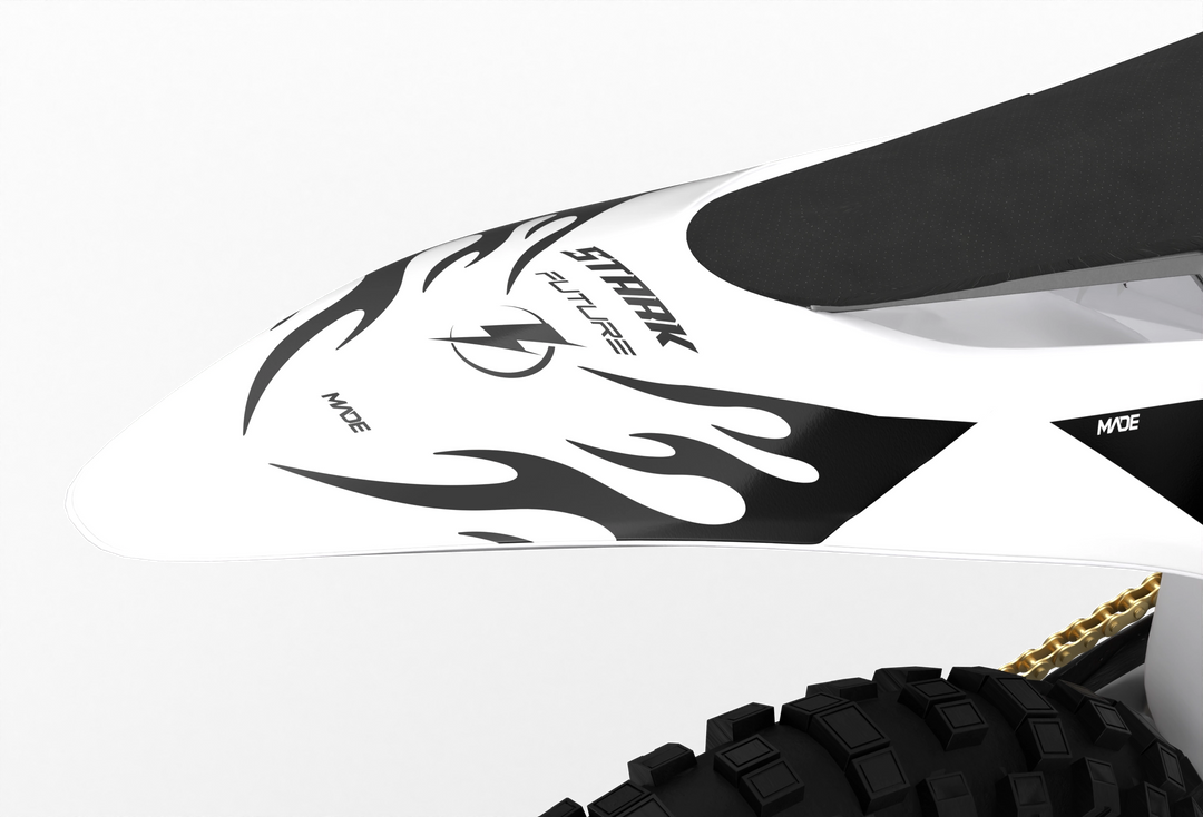 Stark Varg Premium graphics with flame element from madestickers.com WhiteBlack#color_whiteblack