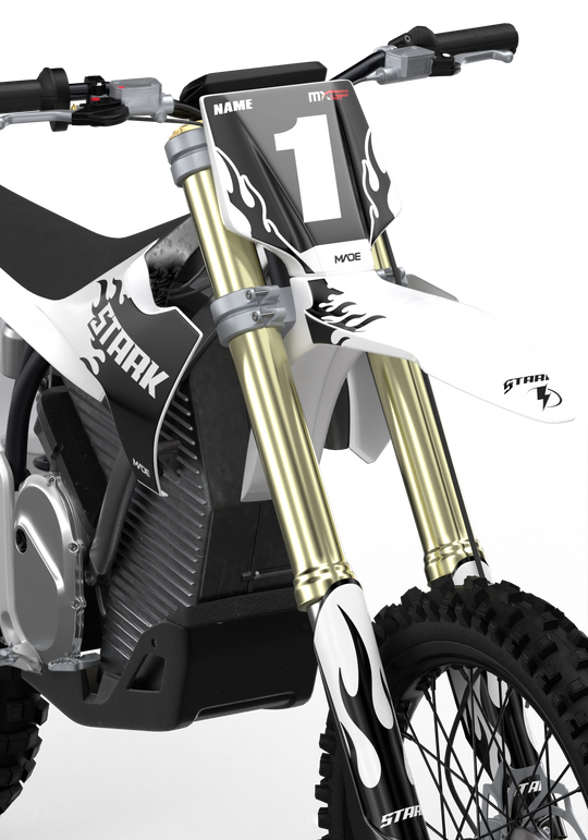 Stark Varg Premium graphics with flame element from madestickers.com WhiteBlack#color_whiteblack