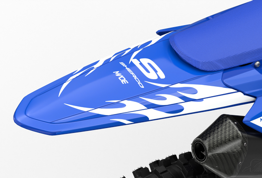 Sherco Enduro premium graphics with flame element from madestickers.com White#color_white