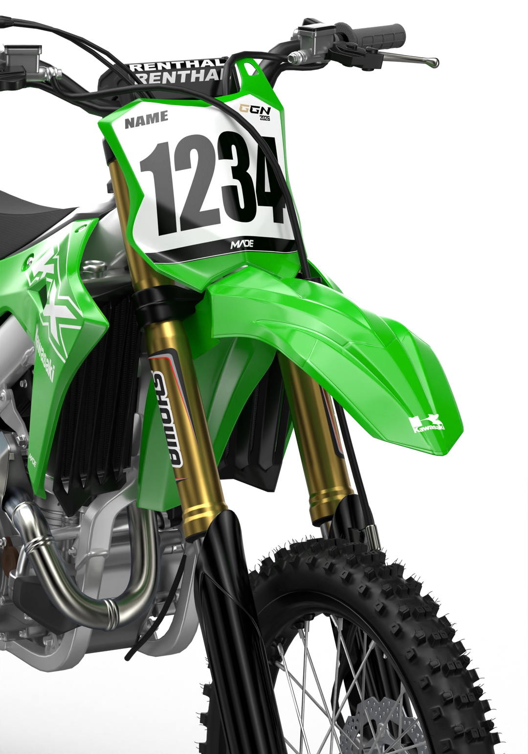 KAWASAKI GGN NUMMERKIT