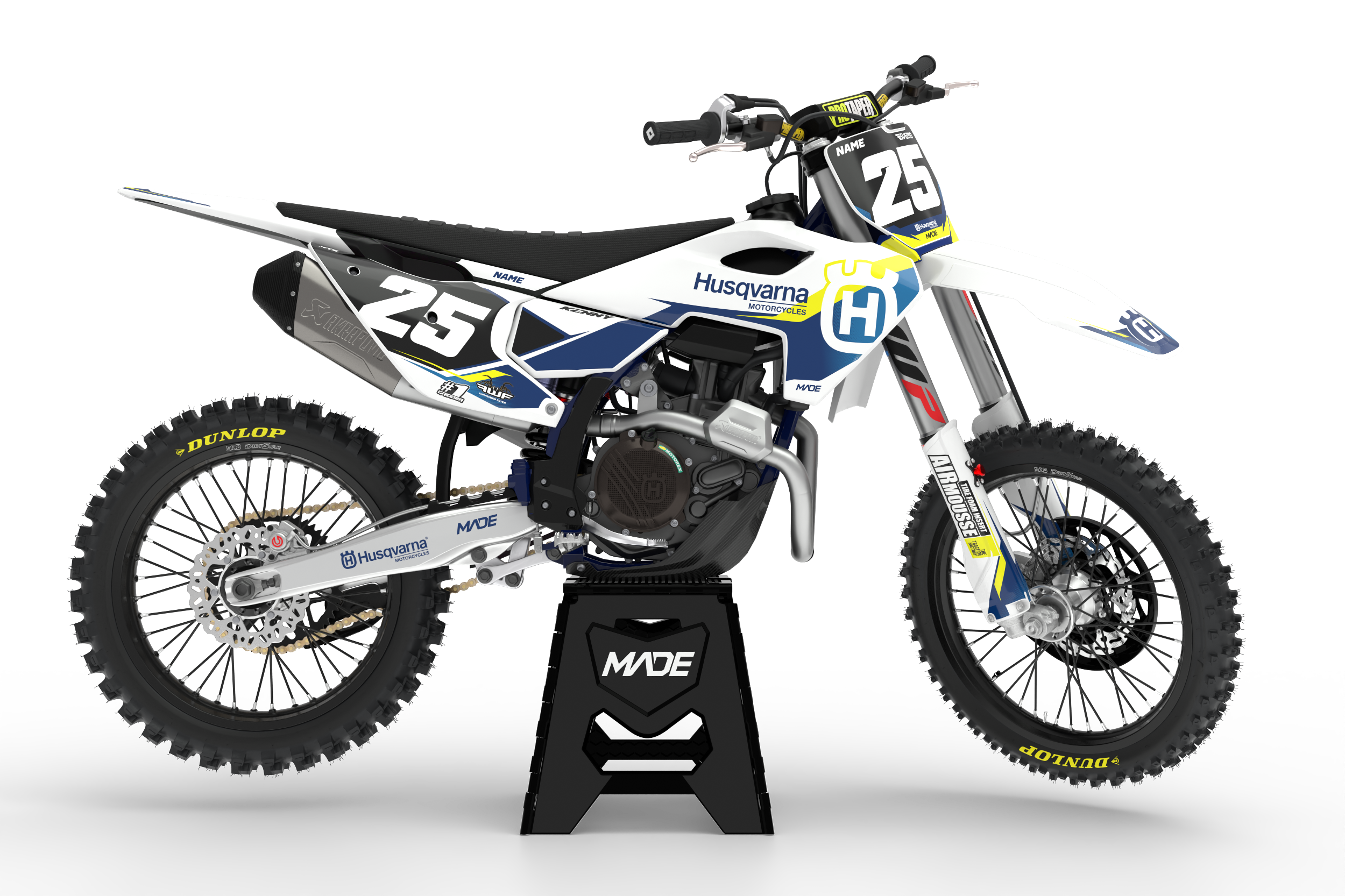 Husqvarna Scandinavia replica kit - mx graphics - enduro graphics - madestickers.com