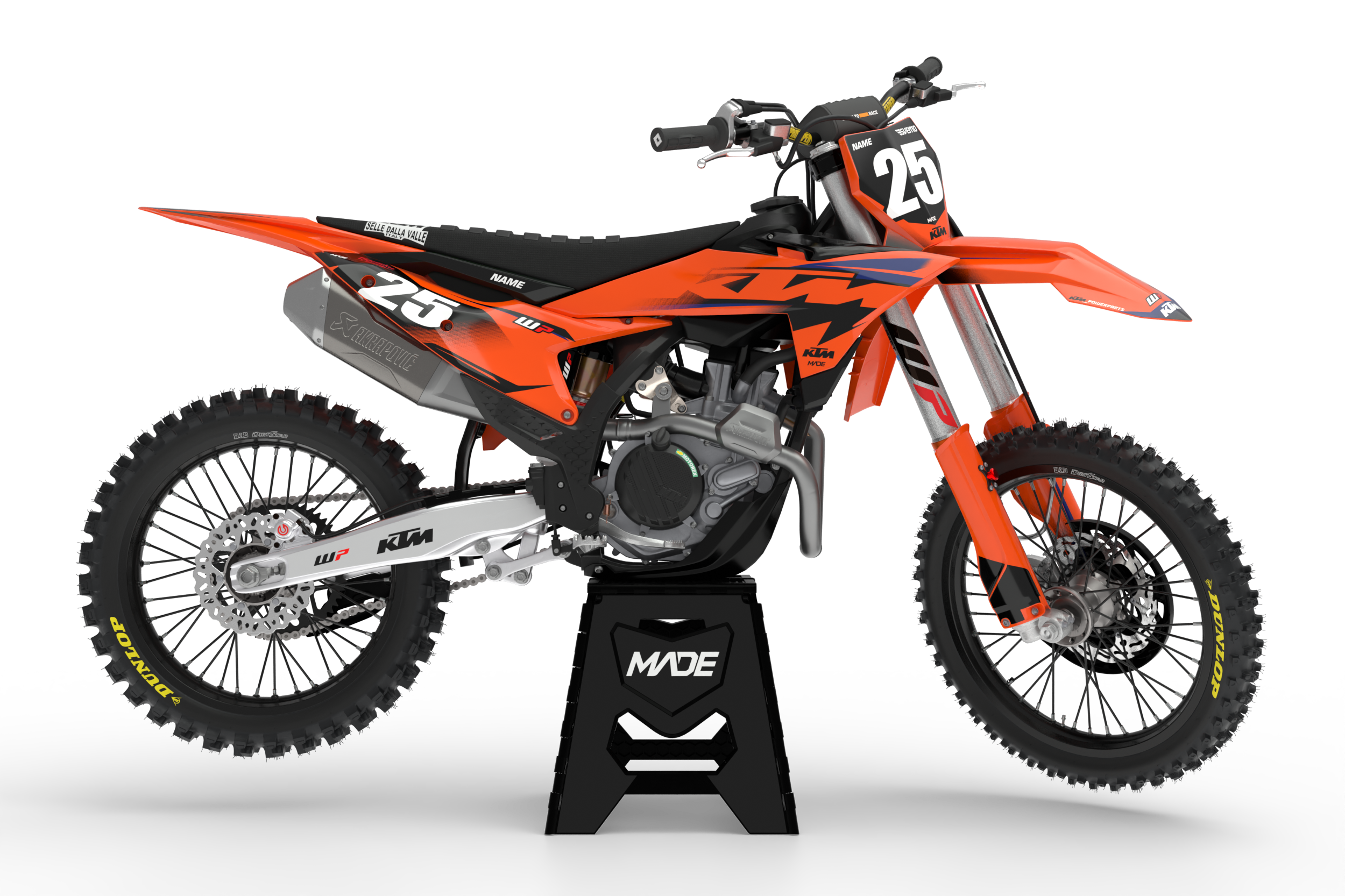 KTM Scandinavia Replica kit - Mx graphics - enduro graphics - madestickers.com