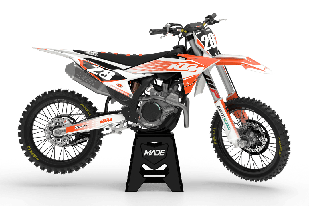 KTM LIMIT GRAPHICS KIT - Madestickers White#color_white