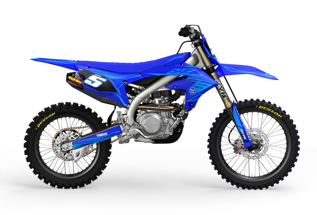 Yamaha YZ YZF Line graphics with big logo on sides, premium stickers from madestickers.com LightBlueBlue#color_lightblueblue