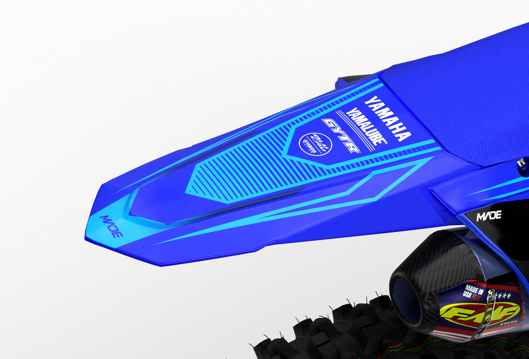 Yamaha YZ YZF Line graphics with big logo on sides, premium stickers from madestickers.com LightBlueBlue#color_lightblueblue