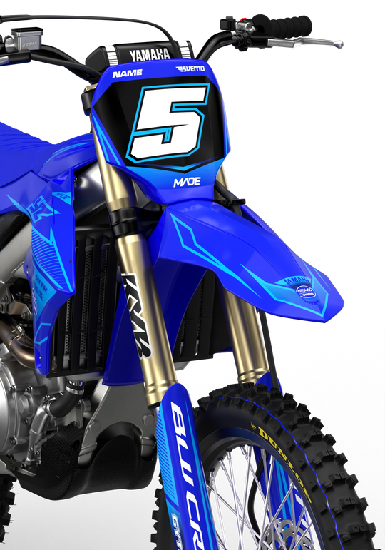 Yamaha YZ YZF Line graphics with big logo on sides, premium stickers from madestickers.com LightBlueBlue#color_lightblueblue