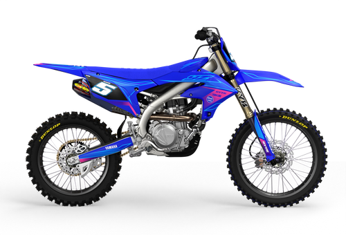 Yamaha YZ YZF Line graphics with big logo on sides, premium stickers from madestickers.com LightBluePink#color_lightbluepink