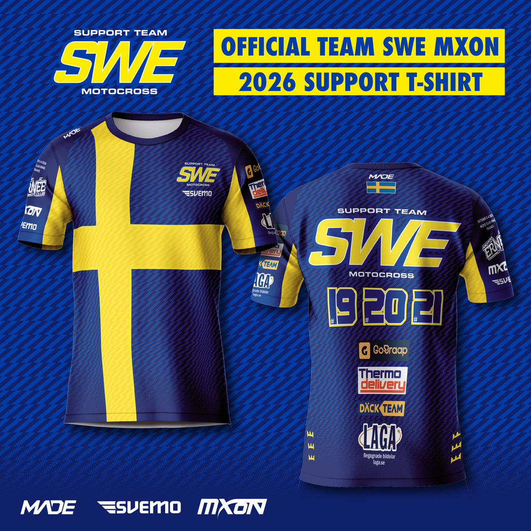 OFFICIELLA Team Sweden MXoN 2026 Support T-shirt OBS FÖRBESTÄLLNING