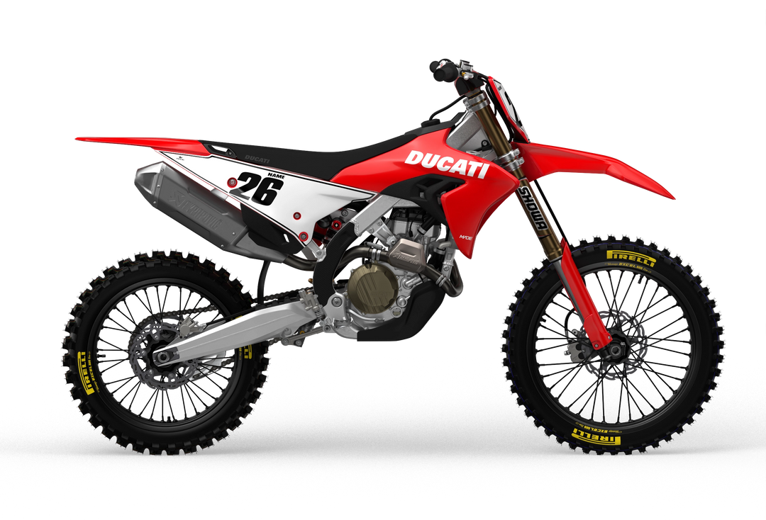 DUCATI OUTLINE NUMBER KIT - Madestickers