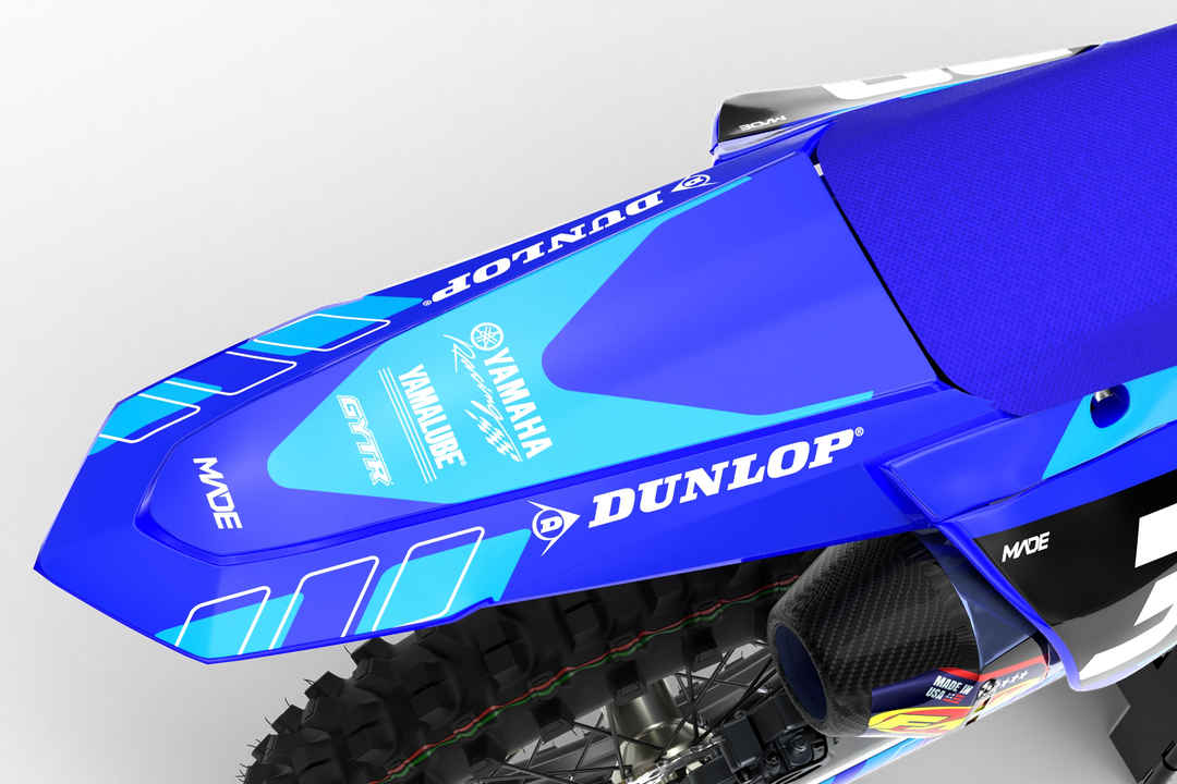 Yamaha MX motocross graphics - YZ YZF 2025 - madestickers.com Blue#color_blue