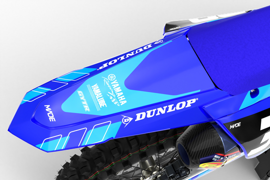 Yamaha MX motocross graphics - YZ YZF 2025 - madestickers.com Blue#color_blue