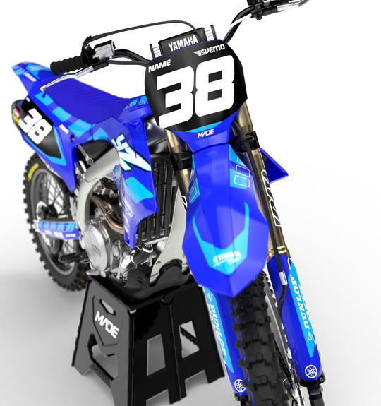 Yamaha MX motocross graphics - YZ YZF 2025 - madestickers.com Blue#color_blue