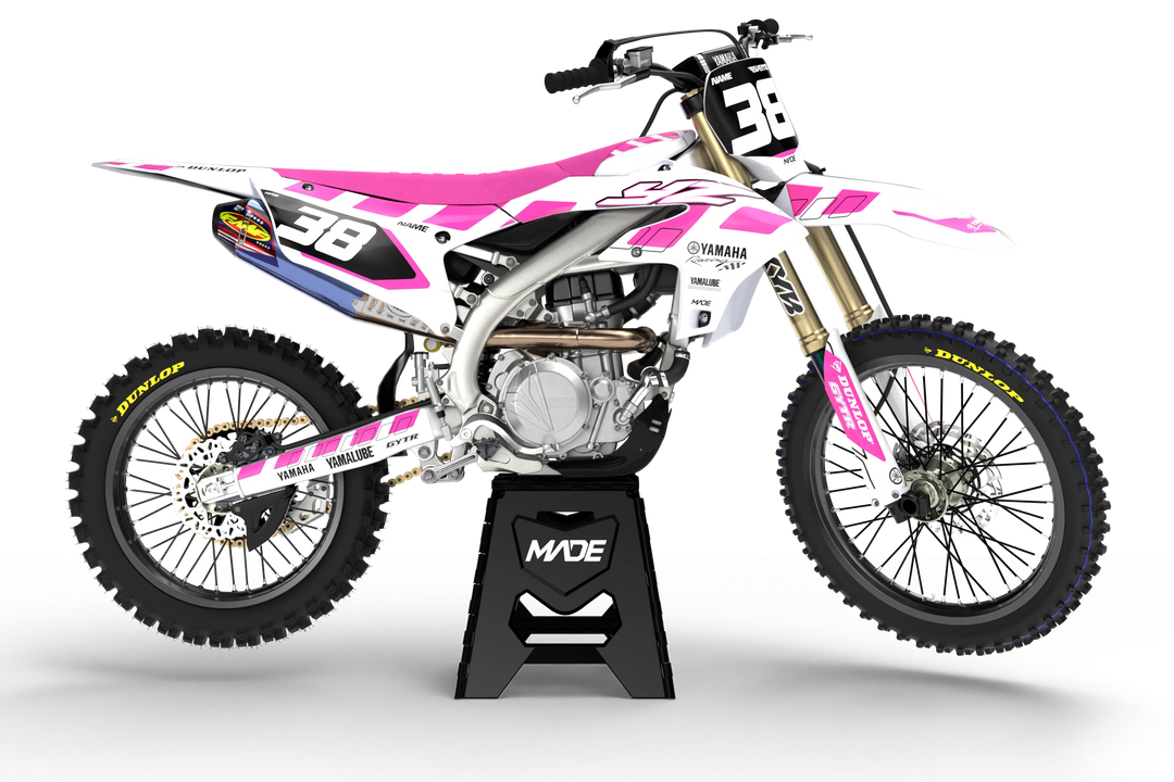Yamaha MX motocross graphics - YZ YZF 2025 - madestickers.com Pink#color_pink