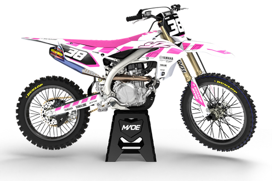 Yamaha MX motocross graphics - YZ YZF 2025 - madestickers.com Pink#color_pink