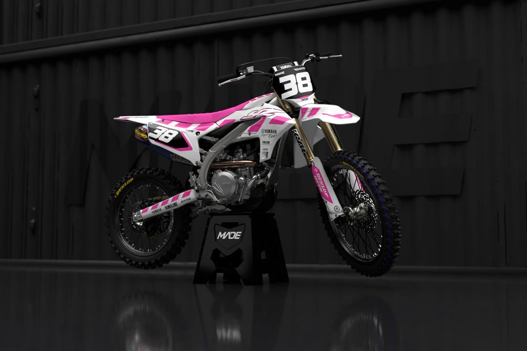 Yamaha MX motocross graphics - YZ YZF 2025 - madestickers.com Pink#color_pink