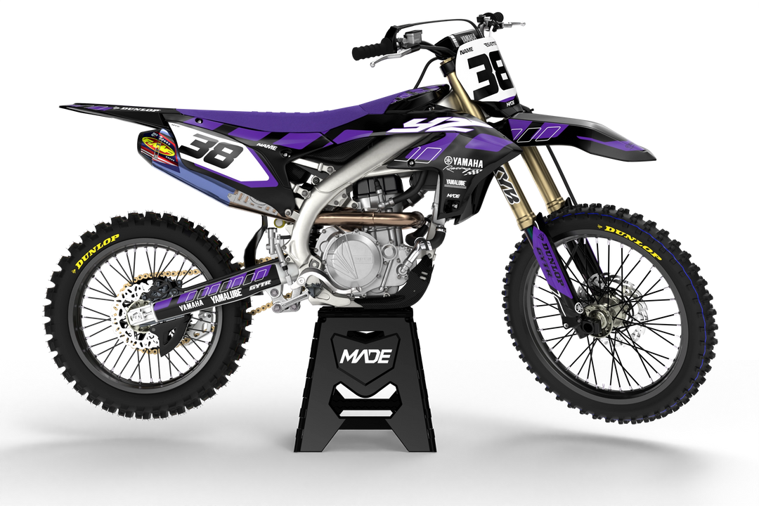 Yamaha MX motocross graphics - YZ YZF 2025 - madestickers.com Purple#color_purple