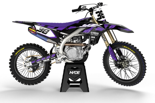 Yamaha MX motocross graphics - YZ YZF 2025 - madestickers.com Purple#color_purple