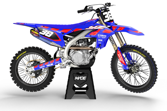 Yamaha MX motocross graphics - YZ YZF 2025 - madestickers.com Red#color_red