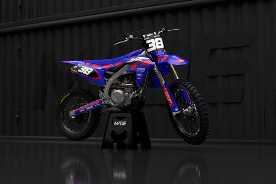 Yamaha MX motocross graphics - YZ YZF 2025 - madestickers.com Red#color_red