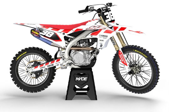 Yamaha MX motocross graphics - YZ YZF 2025 - madestickers.com White#color_white