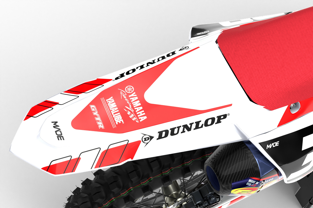 Yamaha MX motocross graphics - YZ YZF 2025 - madestickers.com White#color_white