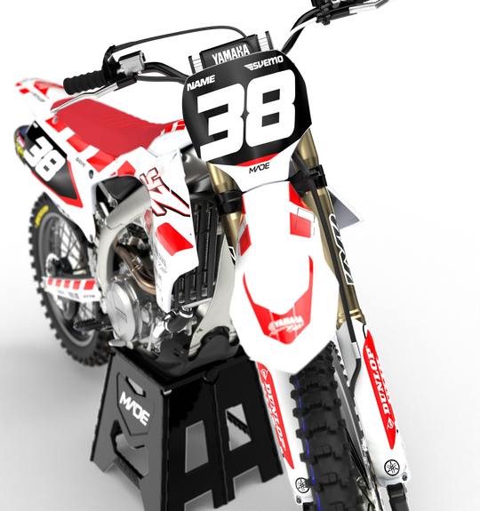 Yamaha MX motocross graphics - YZ YZF 2025 - madestickers.com White#color_white