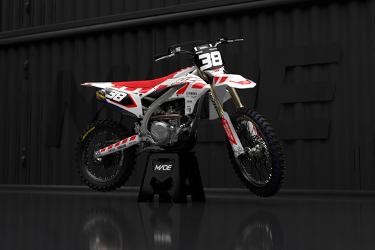 Yamaha MX motocross graphics - YZ YZF 2025 - madestickers.com White#color_white