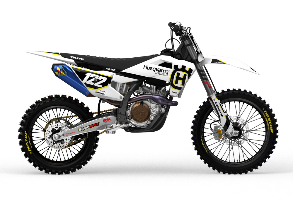 Husqvarna FC TC Licensed Graphics from madestickers.com 3D render BlackYellow#color_blackyellow
