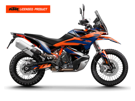 KTM Adventure Dual Sport motorbike graphics from madestickers.com Blue#color_blue