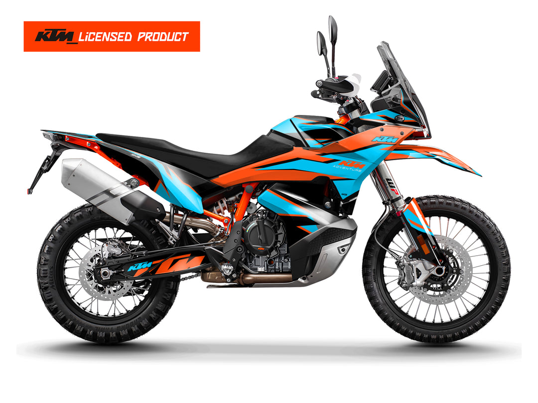KTM Adventure Dual Sport motorbike graphics from madestickers.com LightBlue#color_lightblue