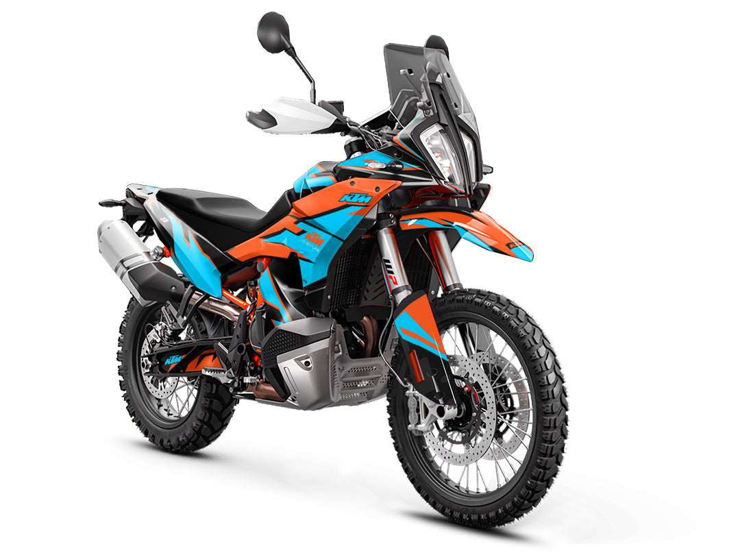 KTM Adventure Dual Sport motorbike graphics from madestickers.com LightBlue#color_lightblue