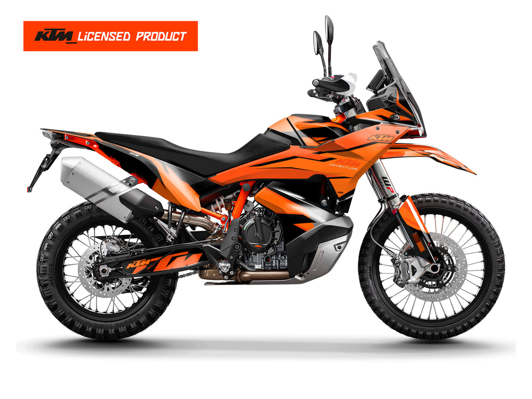 KTM Adventure Dual Sport motorbike graphics from madestickers.com Orange#color_orange