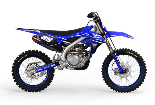 Yamaha YZ YZF Rival durable graphics kit - madestickers.com Blue#color_blue