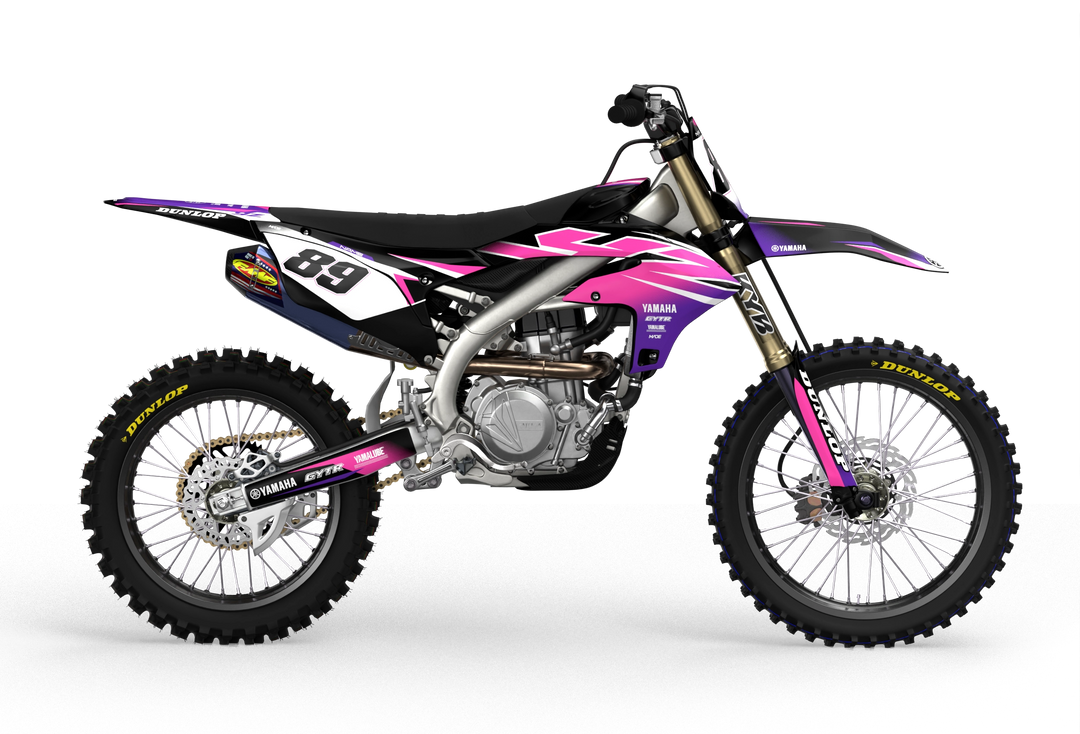 Yamaha YZ YZF Rival durable graphics kit - madestickers.com Pink#color_pink