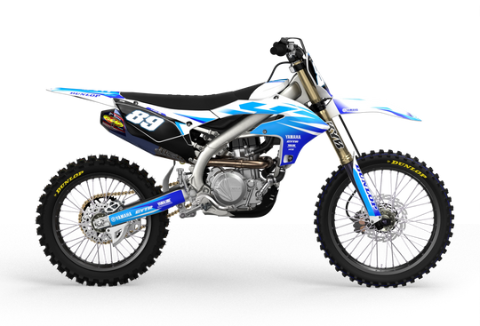 Yamaha YZ YZF Rival durable graphics kit - madestickers.com WhiteBlue#color_whiteblue