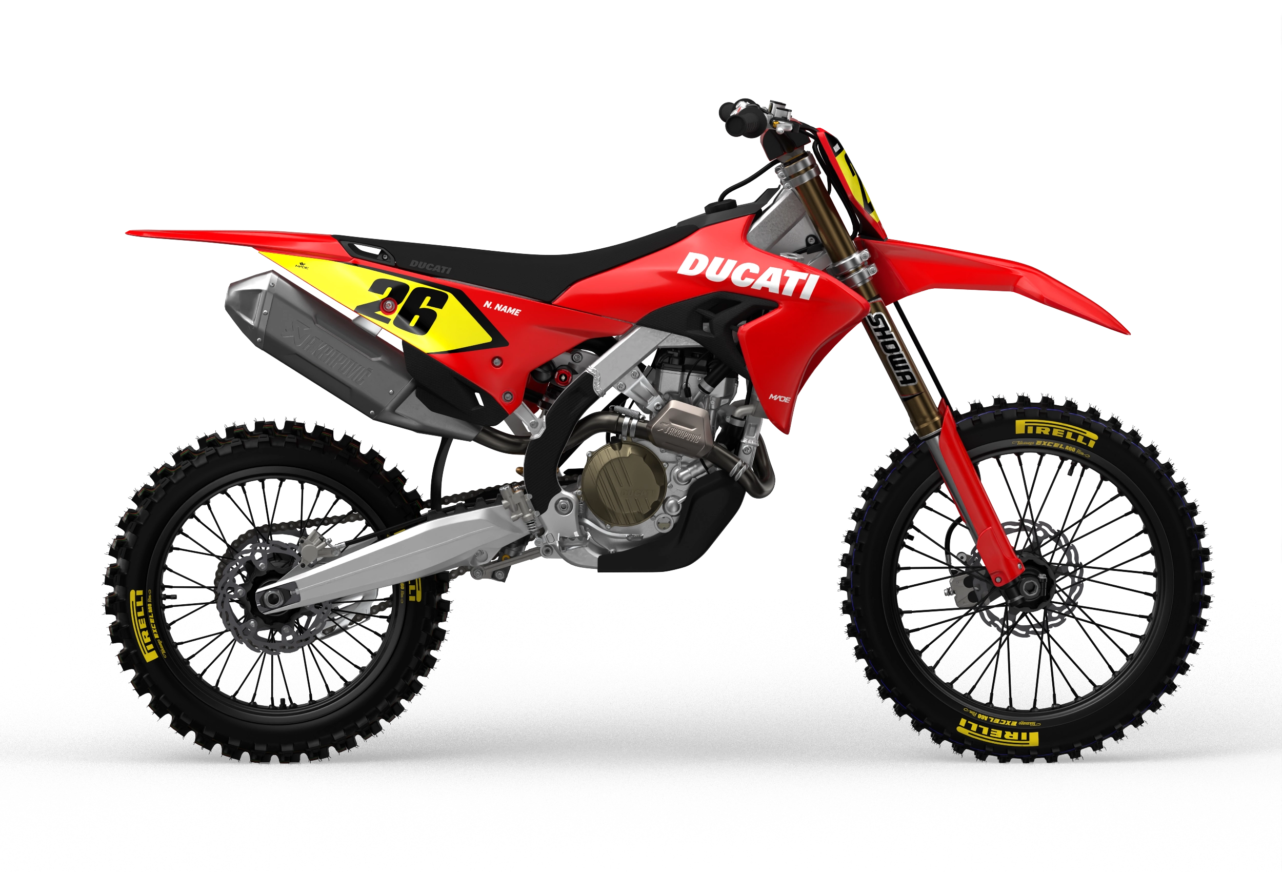 DUCATI ROLLER NUMBER KIT - Madestickers
