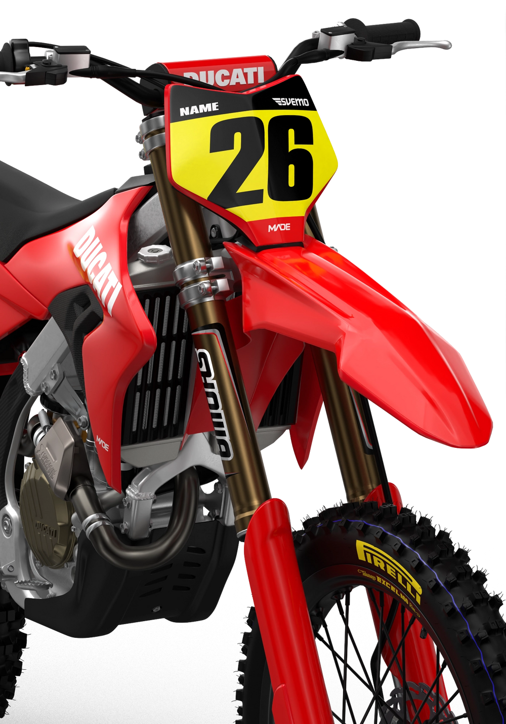 DUCATI ROLLER NUMBER KIT - Madestickers